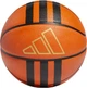 Piłka do koszykówki Adidas 3-Stripes Rubber Mini Pomarańczowo-czarna (4065429196808) - obraz 1