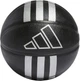 Piłka do koszykówki Adidas 3-Stripes Rubber Mini Czarna (4065429199403) - obraz 1