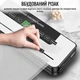 Вакууматор для продуктов Vacuum Sealer 384VC 120 Вт 65 кПа со встроенным ножом, автоматический вакуумный упаковщик для сухих - изображение 7