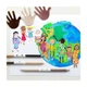 Олівці кольорові Faber-Castell Children of the World 24 кольору тригранні + 3 двосторонніх круглих 511515 (32332) - зображення 6