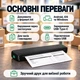 Портативний термічний принтер А4 міні з Bluetooth друк накладних зі смартфона Android iOS Windows без картриджів USB C - зображення 5