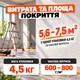Структурна акрилова декоративна фарба LOTUS 4.5 кг - зображення 8