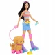 Lalka Mattel Barbie Pets Na wrotkach z pieskiem na smyczy JMJ45 (0194735378128) - obraz 3