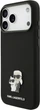 Etui do smartfona Apple iPhone 18 Pro Max/iPhone 17 Pro Max Karl Lagerfeld Silicone Karl&Choupette Metal Pin Black (3666339684112) - obraz 3