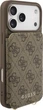Чохол-гаманець для смартфона Apple iPhone 18 Pro/iPhone 17 Pro Guess 4G Cardslots & Magnetic Closure Crossbody Brown (3666339681104) - зображення 3