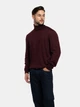 Водолазка чоловіча Arber бордова з мериносовою вовною Roll-neck FF N-AVT142 XXL зріст 5 бордовий (M10.77.18.632) - зображення 3