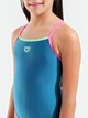 Подростковый слитный купальник для бассейна для девочки Arena Swimsuit Light Drop Solid 005919-696 164 см Синий (3468337875321) - изображение 4