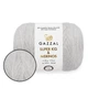 Пряжа Gazzal Super Kid & Merinos, біла №61280 — 50 г / 150 м, меринос Superwash та супер-кід-мохер для в’язання - зображення 1