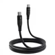 Кабель Proove Soft Silicone Type-C to Type-C 60W (1m) чорний - зображення 6