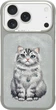 Чохол для смартфона Apple iPhone 18 Pro Max/iPhone 17 Pro Max Nimmy Lucky Fashion Cat MagSafe Grey (6980002140772) - зображення 1