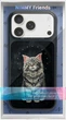 Чохол для смартфона Apple iPhone 18 Pro Max/iPhone 17 Pro Max Nimmy Lucky Fashion Cat MagSafe Black (6980002140710) - зображення 8