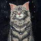 Чохол для смартфона Apple iPhone 18 Pro/iPhone 17 Pro Nimmy Lucky Fashion Cat MagSafe Black (6980002140703) - зображення 6