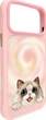 Чохол для смартфона Apple iPhone 18 Pro/iPhone 17 Pro Nimmy Big Eyed Lying Ragdoll Cat MagSafe Pink (6980002140246) - зображення 3