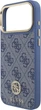 Etui do smartfona Apple iPhone 18 Pro Max/iPhone 17 Pro Max Guess 4G Strass Logo MagSafe Blue (3666339682354) - obraz 6