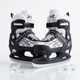 Коньки раздвижные ледовые черные SP-Sport 7677 размер 38-42 Black-White - изображение 2
