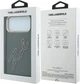 Чохол для смартфона Apple iPhone 18 Pro/iPhone 17 Pro Karl Lagerfeld IML Big Signature Resin Metal Frame Black (3666339662004) - зображення 8