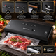 Вакуумний пакувальник SilverCrest SV 130 A1 130 Вт для продуктів Вакууматор із режимами Wet і Soft та запаюванням - зображення 4