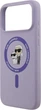 Чохол для смартфона Apple iPhone 18 Pro Max/iPhone 17 Pro Max Karl Lagerfeld Silicone Karl&Choupette Ring MagSafe Purple (3666339683337) - зображення 6