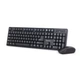 Комплект клавиатура + мышь Gembird KBS-W-01 беспроводной US раскладка Black (8716309091534) - изображение 1