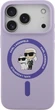 Чохол для смартфона Apple iPhone 18 Pro/iPhone 17 Pro Karl Lagerfeld Silicone Karl&Choupette Ring MagSafe Purple (3666339683320) - зображення 2