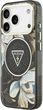 Etui do smartfona Apple iPhone 18 Pro Max/iPhone 17 Pro Max Guess IML Glitter Flowers Triangle MagSafe Black (3666339681296) - obraz 3