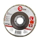 Диск шлифовальный лепестковый INTERTOOL BT-0104 115 x 22 мм зерно K40 - изображение 1