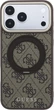 Etui do smartfona Apple iPhone 18 Pro Max/iPhone 17 Pro Max Guess Ring Stand 360 4G Classic Logo MagSafe Brown (3666339654597) - obraz 1