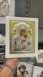 Икона Неустанной Помощи (Страсная) Богородица серебряная с позолотой (13 х 15,5 см) Ekklesia 6788/2W - изображение 6