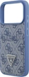 Чохол-гаманець для смартфона Apple iPhone 18 Pro/iPhone 17 Pro Guess 4G Double Card Triangle Blue (3666339681500) - зображення 6