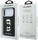 Etui do smartfona Apple iPhone 18 Pro Max/iPhone 17 Pro Max Karl Lagerfeld Saffiano with Karl & Choupette Heads Pins & Logo Black (3666339650308) - obraz 8