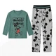 Детская пижама для мальчика Микки Маус Disney 122-128 см (6-8 лет) селеный/серый - изображение 2