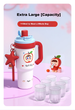 Термокружка PAKCHOICE Apple Party с ситечком и трубочкой 1.15 л Milk Green - изображение 4