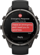 Smartwatch Garmin Fenix 9 Pro 47 mm inReach Carbon Gray DLC Titanium with Black/Pebble Grey Silicone Band (010-04336-11) - obraz 4
