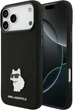 Etui do smartfona Apple iPhone 18 Pro Max/iPhone 17 Pro Max Karl Lagerfeld Silicone Choupette Metal Pin Black (3666339683252) - obraz 1