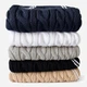 Подростковый вязаный жилет для мальчика ARTKNIT Коса 140-146 см Черный (4823093480131) - изображение 2