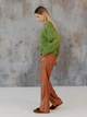 Кардиган с примесью шерсти вязаный женский ARTKNIT Кружево-кардиган L-XL Зеленый (2251724461013) - изображение 8