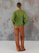 Кардиган с примесью шерсти вязаный женский ARTKNIT Кружево-кардиган L-XL Зеленый (2251724461013) - изображение 4