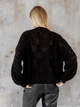 Кардиган с примесью шерсти вязаный женский ARTKNIT Кружево-кардиган L-XL Черный (2251724469019) - изображение 2