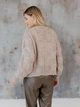 Кардиган с примесью шерсти вязаный женский ARTKNIT Кружево-кардиган S-M Бежевый (2251724459010) - изображение 6