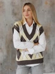 Жилет женский ARTKNIT Trio S-M Мокко (2251930426011) - изображение 10