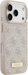 Etui do smartfona Apple iPhone 18 Pro/iPhone 17 Pro Guess 4G Logo Plate MagSafe Pink (3666339681586) - obraz 4