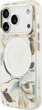 Etui do smartfona Apple iPhone 18 Pro Max/iPhone 17 Pro Max Guess IML Glitter Flowers Triangle MagSafe White (3666339681357) - obraz 3