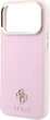 Etui do smartfona Apple iPhone 18 Pro/iPhone 17 Pro Guess Saffiano Small 4G & Classic Logo MagSafe Pink (3666339677176) - obraz 6