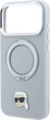 Etui do smartfona Apple iPhone 18 Pro/iPhone 17 Pro Karl Lagerfeld with Ring Stand 360 Karl Head Pin MagSafe Grey (3666339658809) - obraz 5
