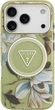 Etui do smartfona Apple iPhone 18 Pro Max/iPhone 17 Pro Max Guess IML Glitter Flowers Triangle MagSafe Green (3666339681319) - obraz 2