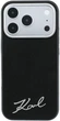 Etui do smartfona Apple iPhone 18 Pro/iPhone 17 Pro Karl Lagerfeld Saffiano Small Script Metal Logo MagSafe Black (3666339659004) - obraz 2