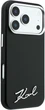 Etui do smartfona Apple iPhone 18 Pro/iPhone 17 Pro Karl Lagerfeld Saffiano Small Script Metal Logo MagSafe Black (3666339659004) - obraz 4