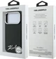 Etui do smartfona Apple iPhone 18 Pro/iPhone 17 Pro Karl Lagerfeld Saffiano Small Script Metal Logo MagSafe Black (3666339659004) - obraz 8