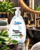 Жидкое крем-мыло BALU Professional Алоэ вера и зеленый чай для увлажнения и смягчения кожи с дозатором 600 мл (4820159428038) - изображение 5