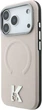 Etui do smartfona Apple iPhone 18 Pro Max/iPhone 17 Pro Max Karl Lagerfeld Grained Embossed Ring & Kameo Logo MagSafe Beige (3666339650421) - obraz 3